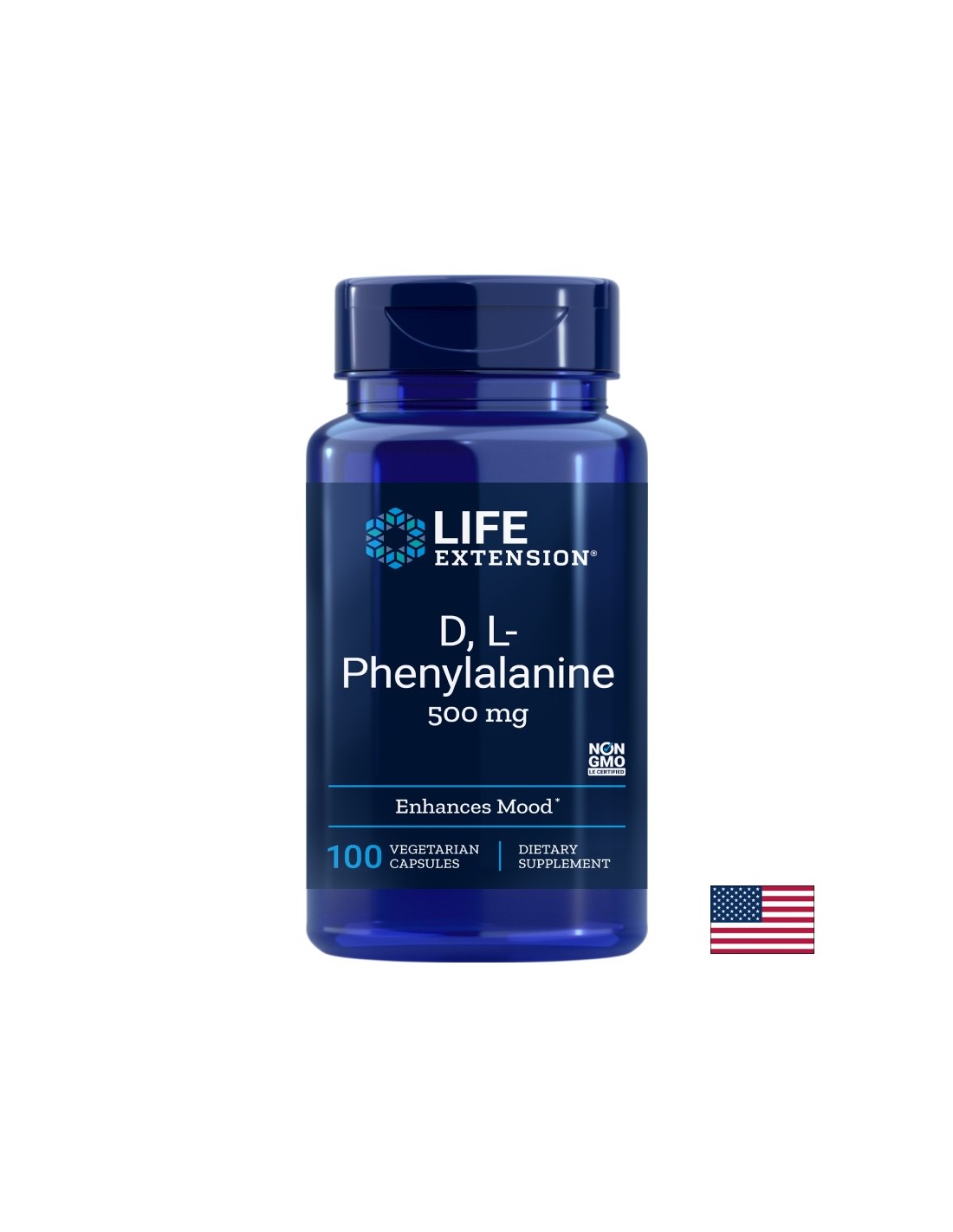 D,L-Phenylalanine/ В подкрепа на мозъчната функция 500 mg х 100 капсули - Feel You