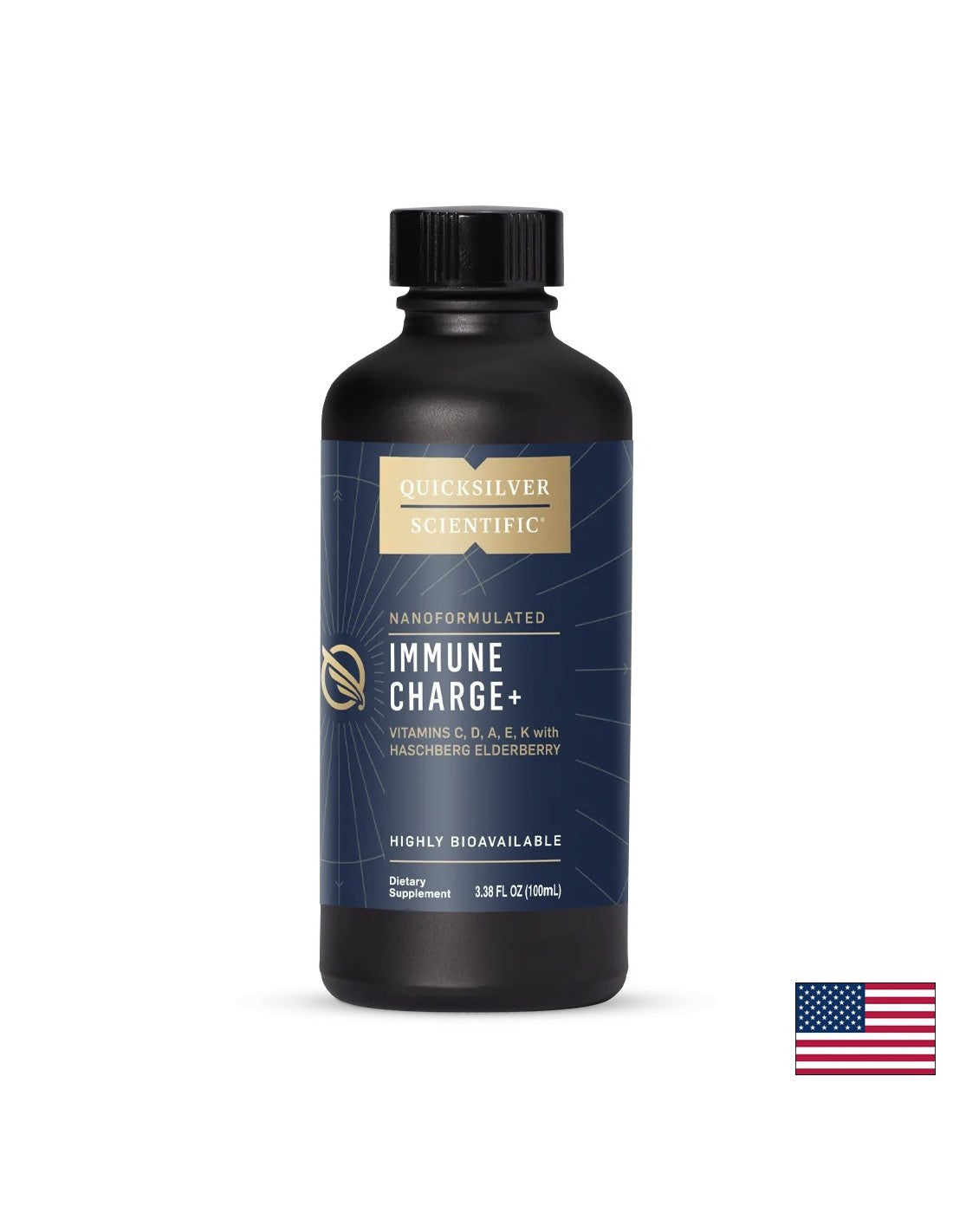 Високоусвоими витамини С, D3, А, Е, К и черен бъз - Течна липозомална формула за силен имунитет, 100 ml, 100 дози - Feel You