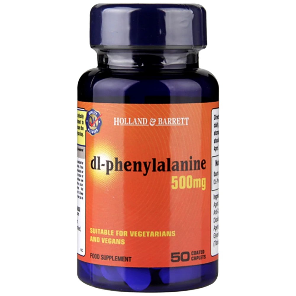 DL-Phenylalanine / DLPA 500 mg - 50 каплети - Feel You