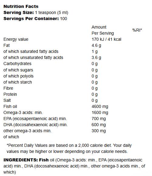 Daily Omega Liquid | Naturally Flavored - 500 мл - Feel You