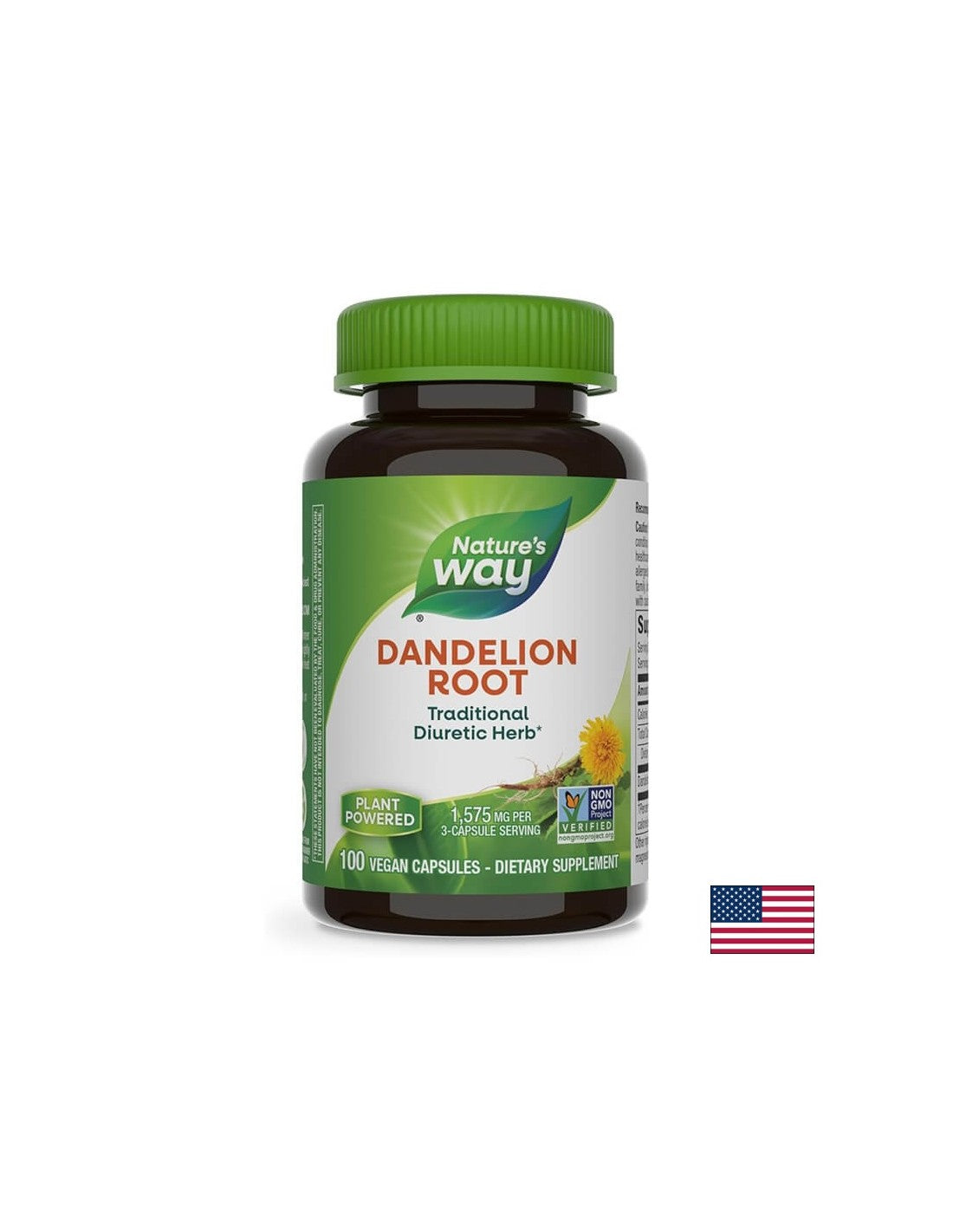 Dandelion Root/ Глухарче (корен) 525 mg х 100 капсули Nature’s Way - Feel You