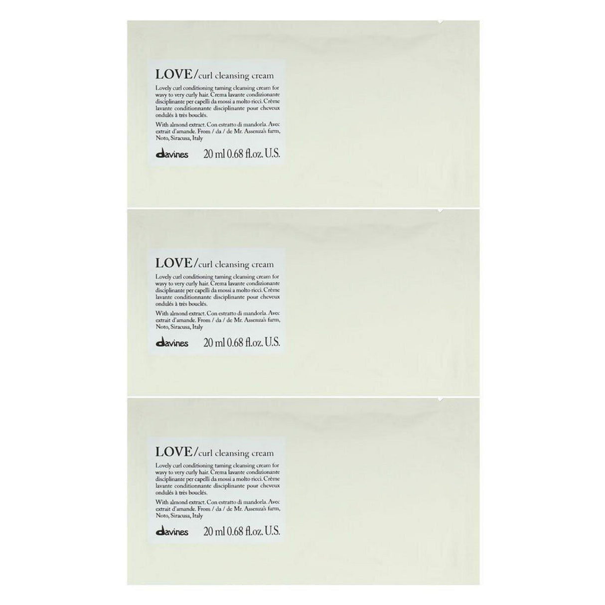 Davines, Love, Hair Shampoo, 12 pcs, 20 ml - Feel You