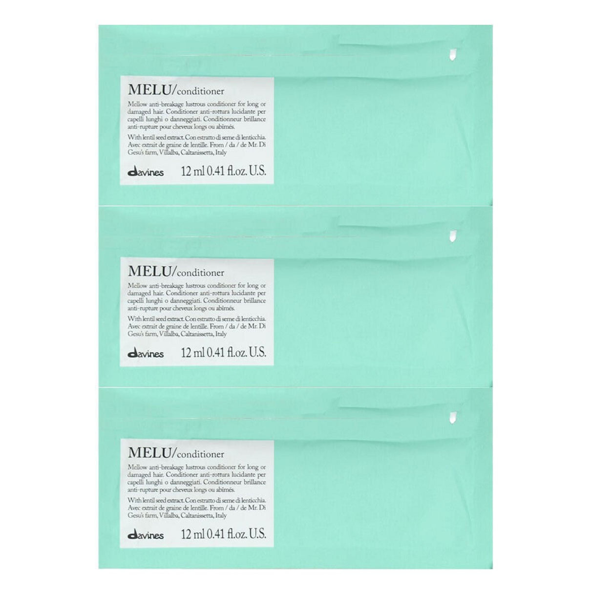 Davines, Melu, Hair Conditioner, 12 pcs, 12 ml - Feel You