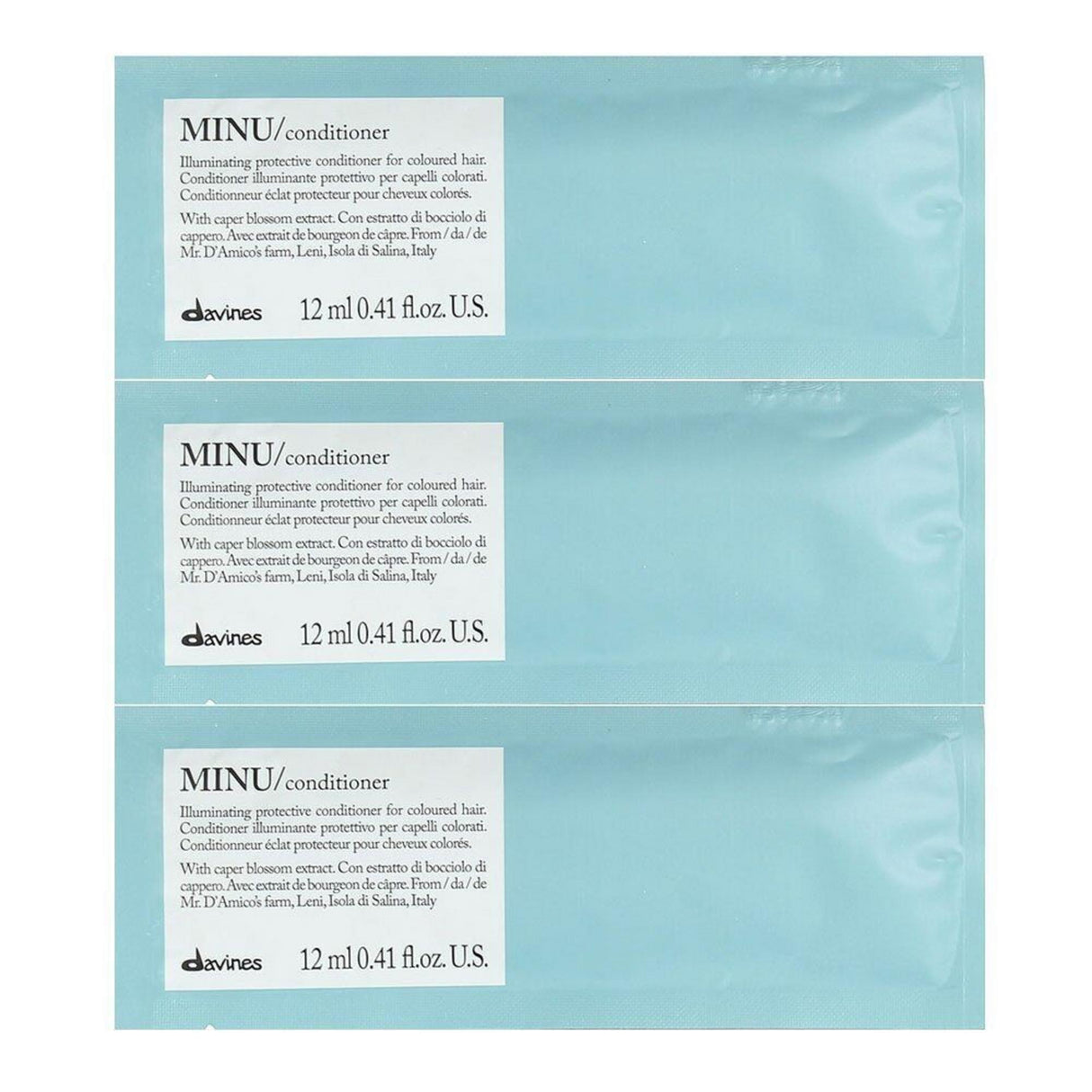 Davines, Minu, Hair Conditioner, 12 pcs, 12 ml - Feel You