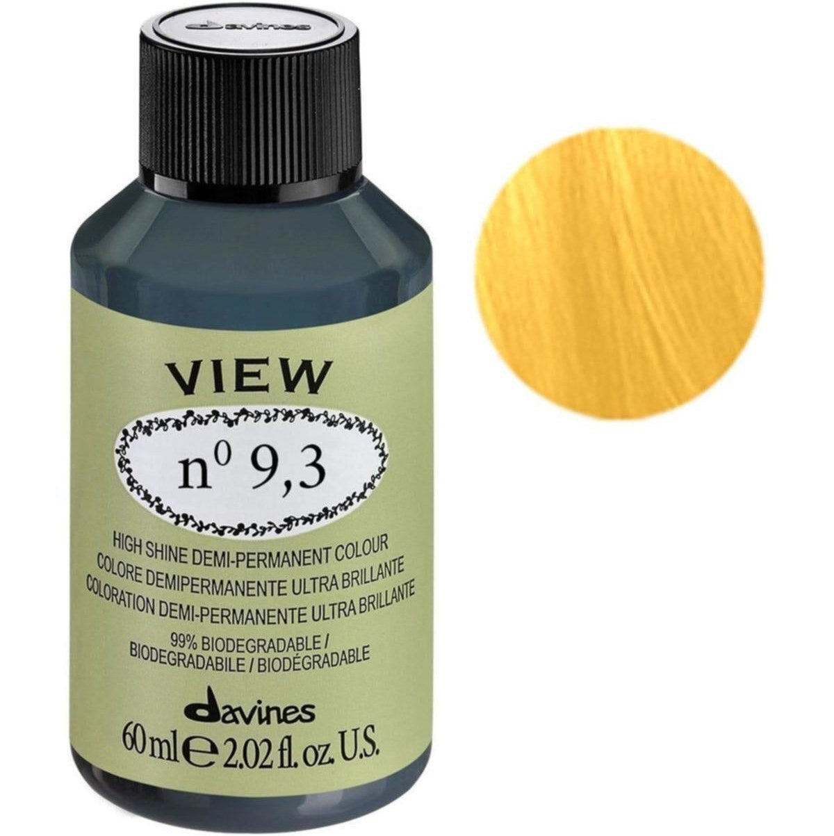 Davines, View, Demi-Permanent Hair Dye, 9.3 , 60 ml - Feel You