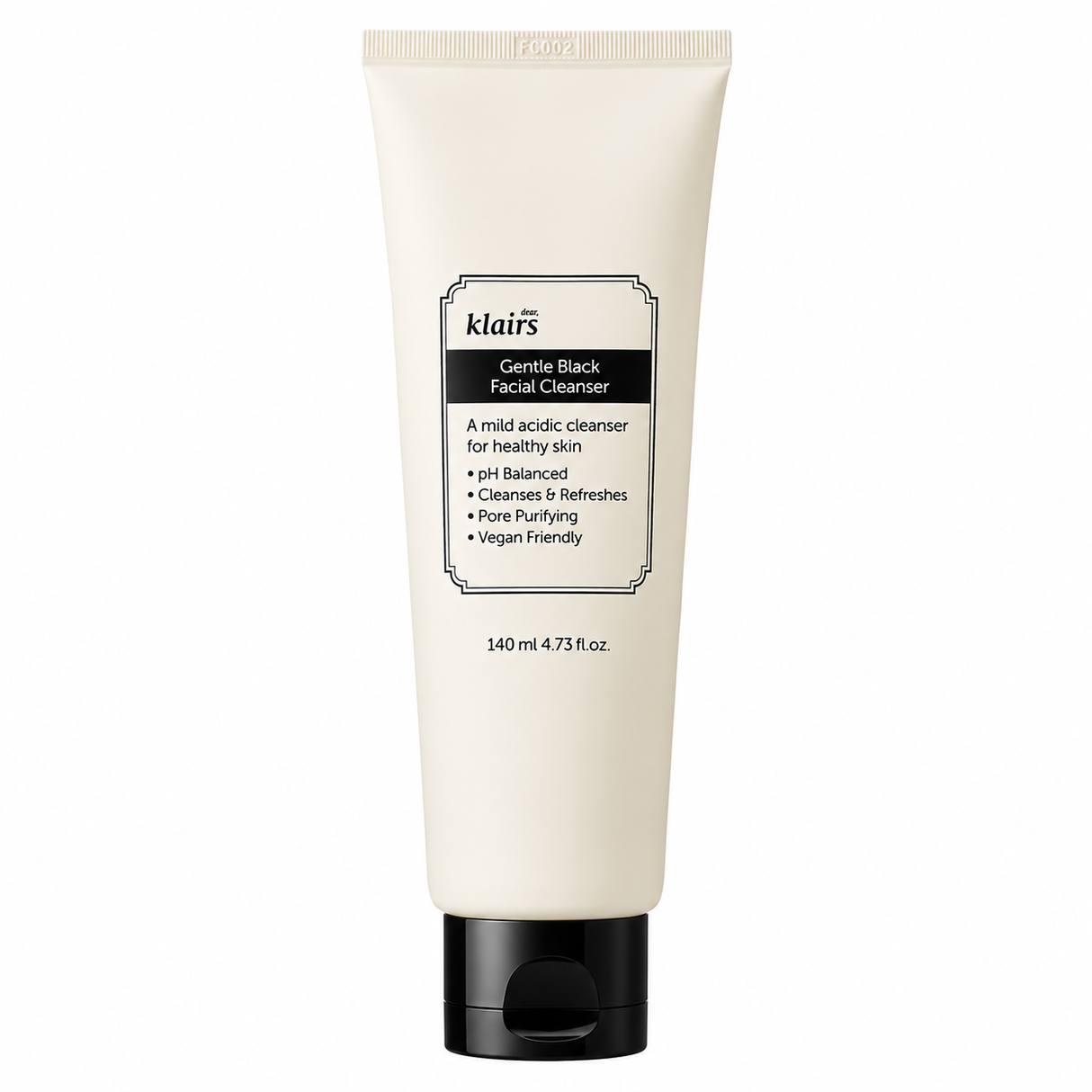 Dear, Klairs - Gentle Black Facial Cleanser, 140ml