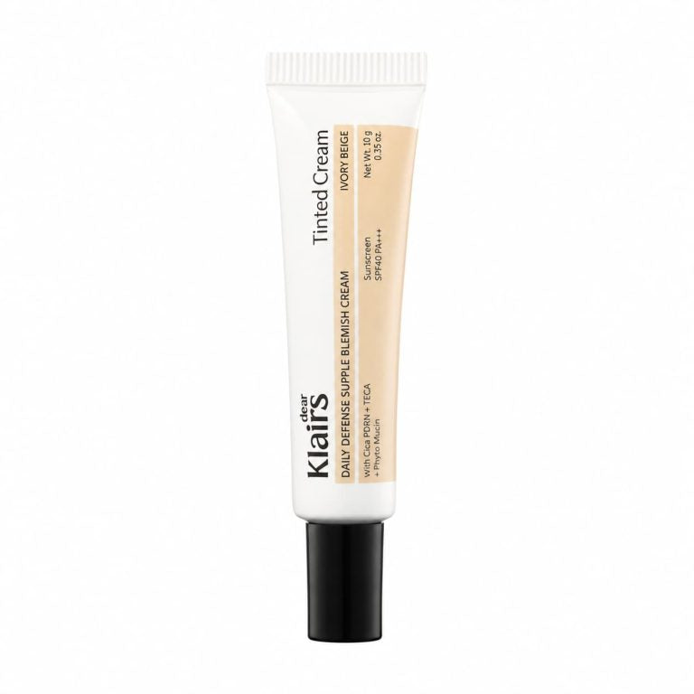 Dear Klairs - Mini Daily Defense Supple Blemish Cream Ivory Beige SPF40 PA+++, 10g
