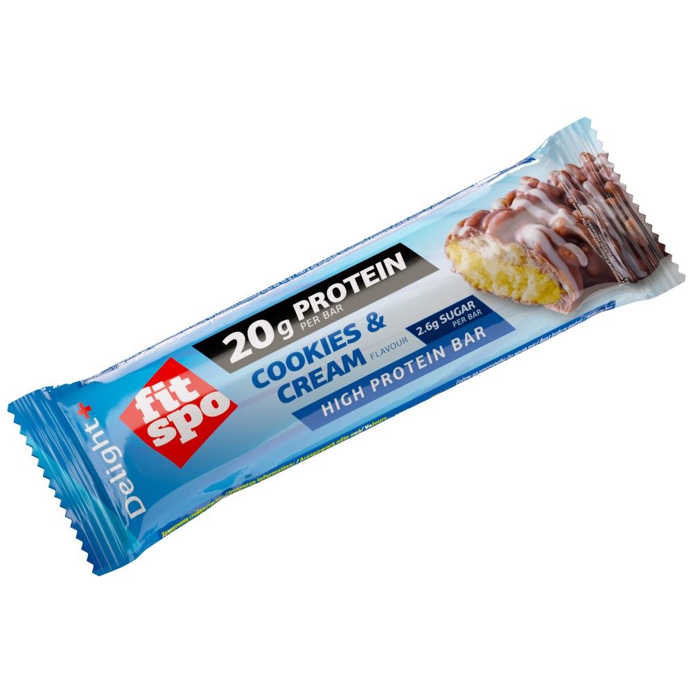 Delight+ Protein Bar Бисквити и Крем - 60 грама - Feel You