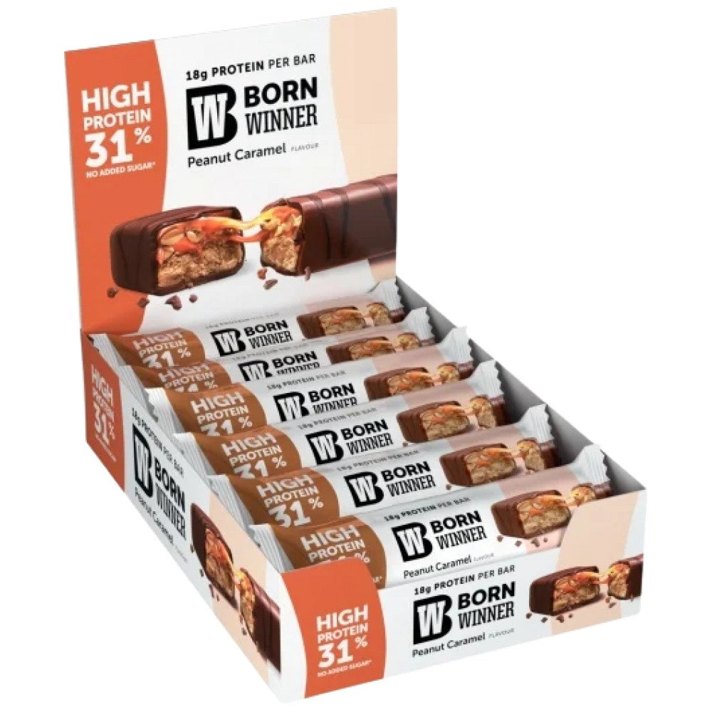Deluxe 31% High Protein Bar - Peanut & Caramel - 12 x 57 грама - Feel You