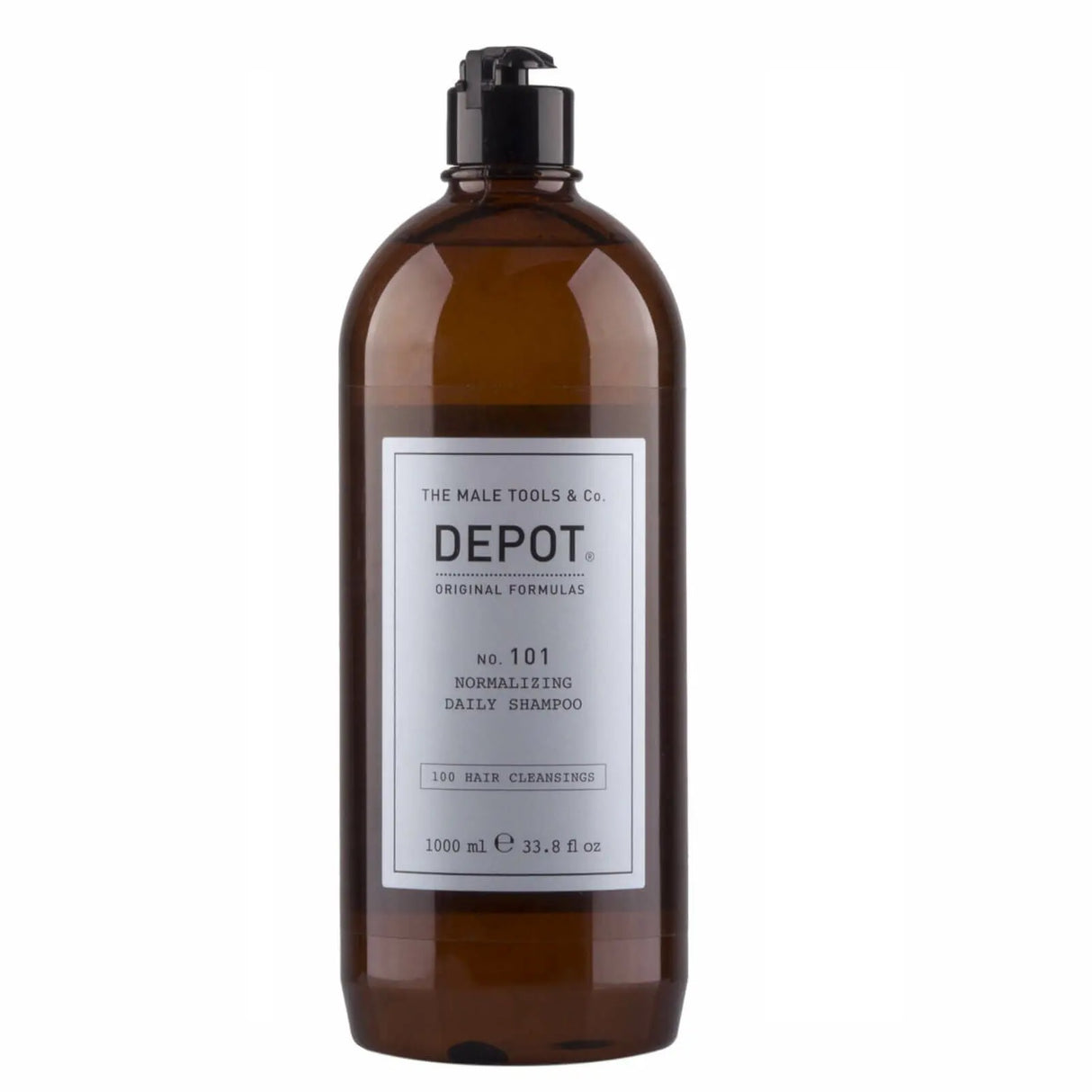 Depot, 100 Hair Cleansing No. 101, Botanical Complex, Hair Shampoo, Normalizing, 1000 ml - Feel You
