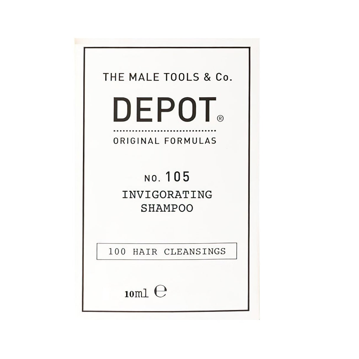 Depot, 100 Hair Cleansing No. 105, Multivitamin Complex, Hair Shampoo, Anti-Hair Loss, 10 ml - Feel You