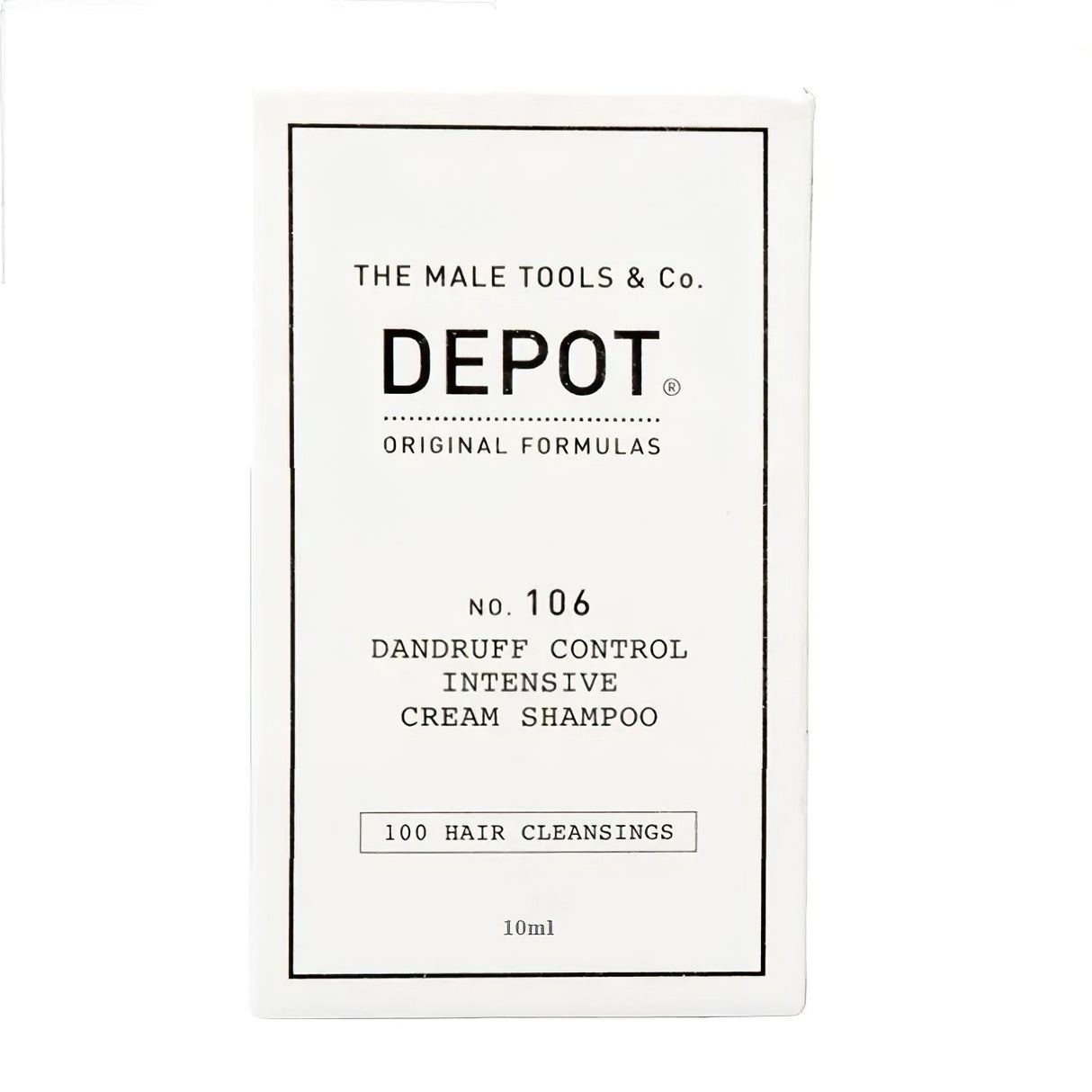 Depot, 100 Hair Cleansing No. 106, Pro-Vitamin B5, Hair Shampoo, Anti-Dandruff, 10 ml - Feel You