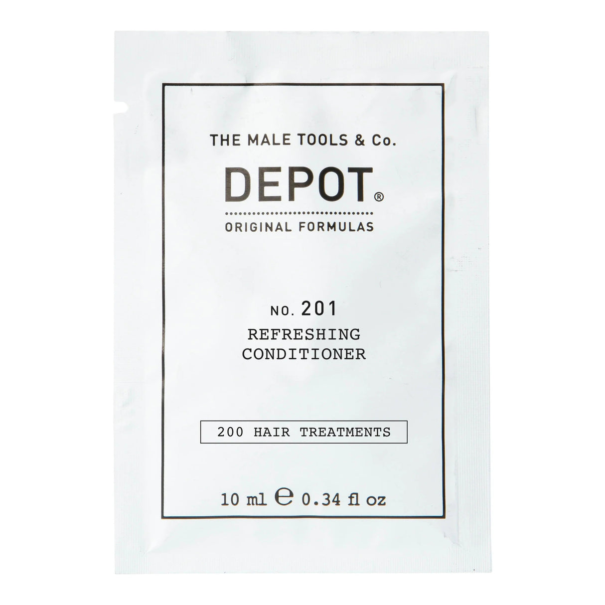 Depot, 200 Hair Treatments No. 201, Botanical Complex, Hair Conditioner, For Revitalizing, 10 ml - Feel You