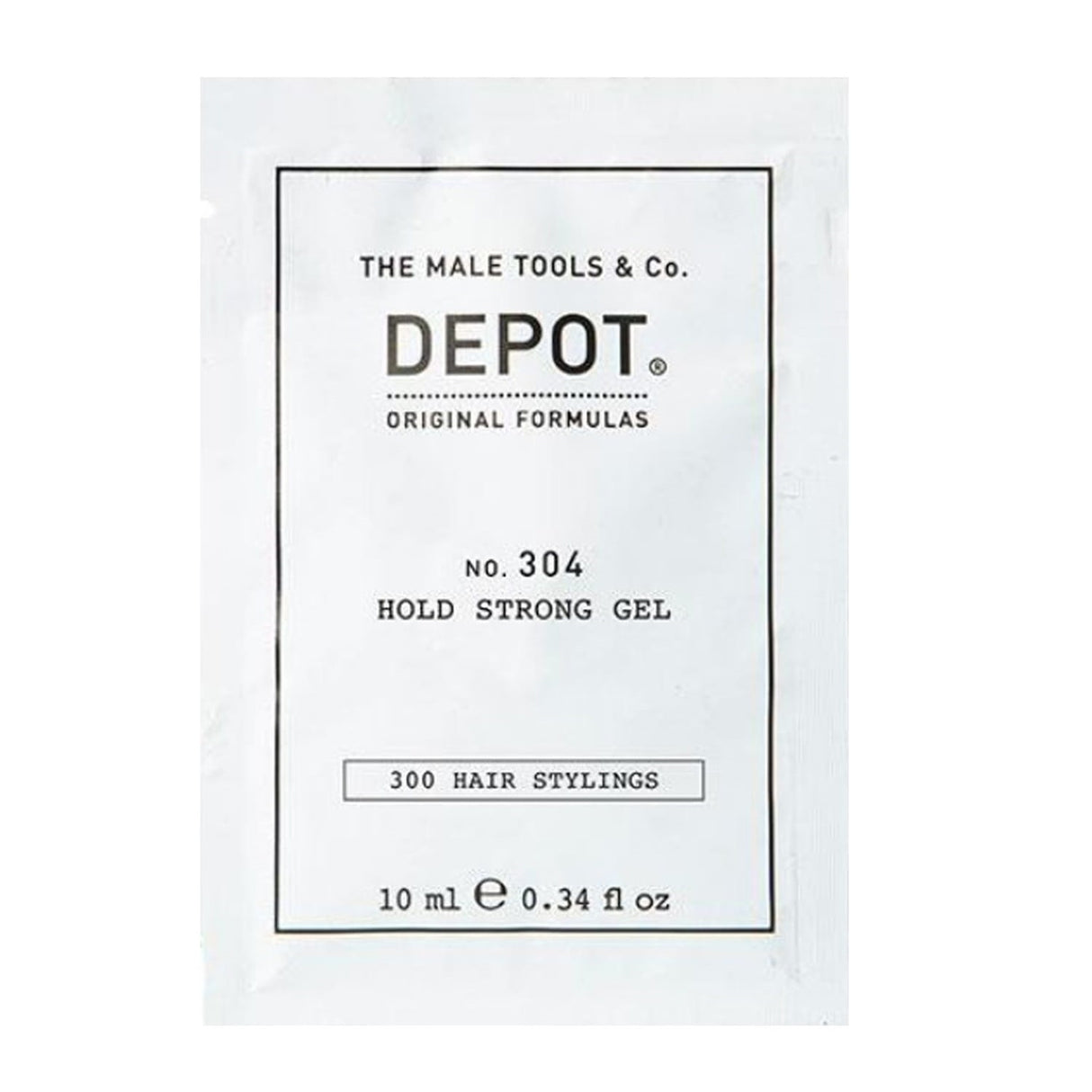 Depot, 300 Hair Stylings No. 304, Botanical, Hair Styling Gel, For Styling, Strong Hold, 10 ml - Feel You