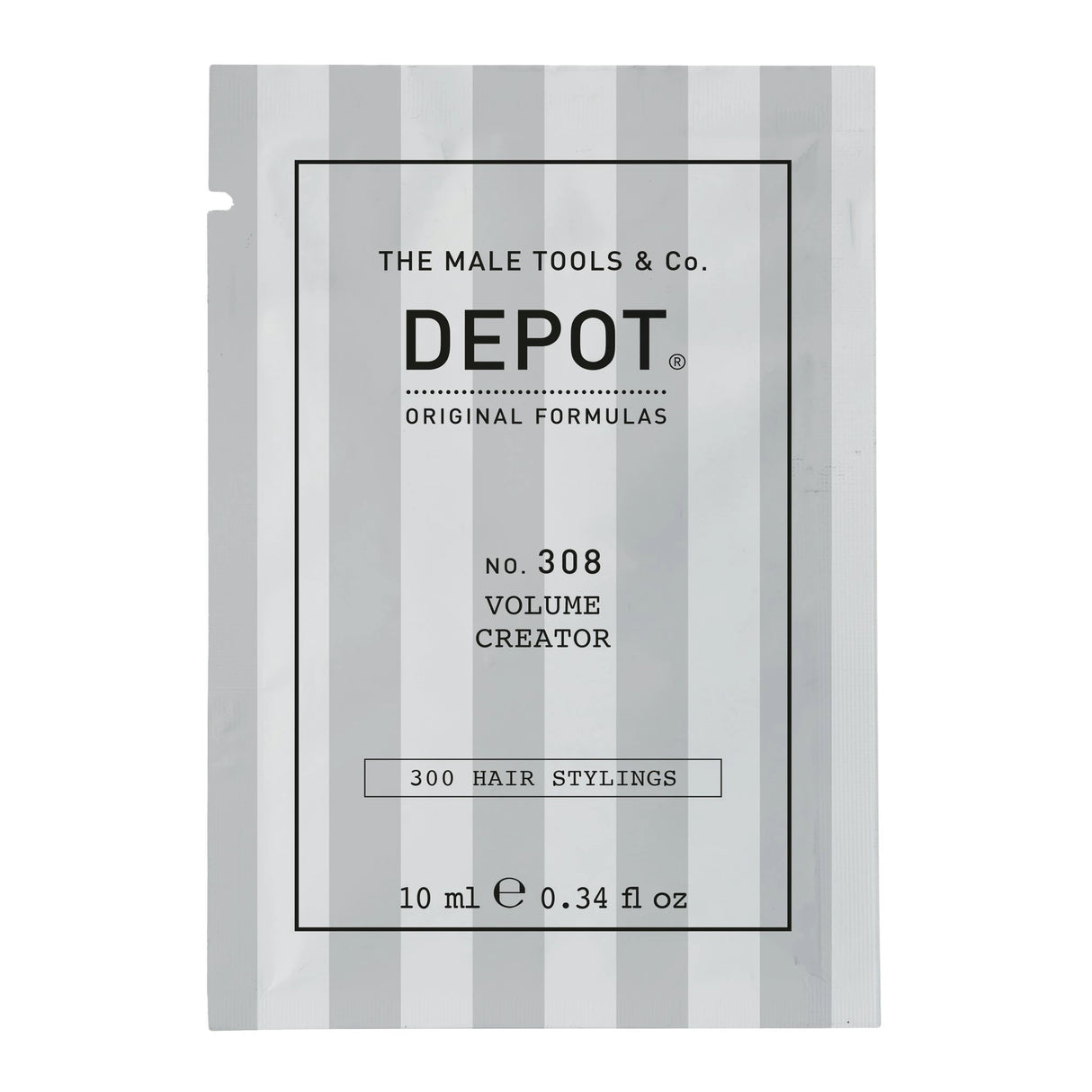 Depot, 300 Hair Stylings No. 308, UV Filter, Hair Styling Gel, For Volume, Medium Hold, 10 ml - Feel You