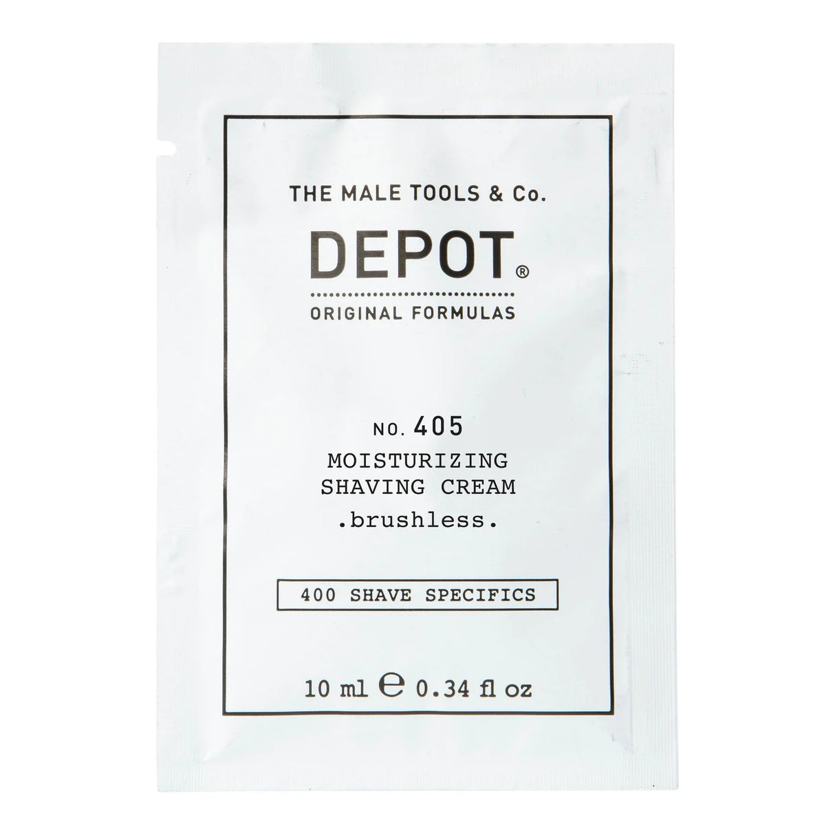 Depot, 400 Shave Specifics No. 405, Allantoin, Moisturizing, Shaving Cream, 10 ml - Feel You