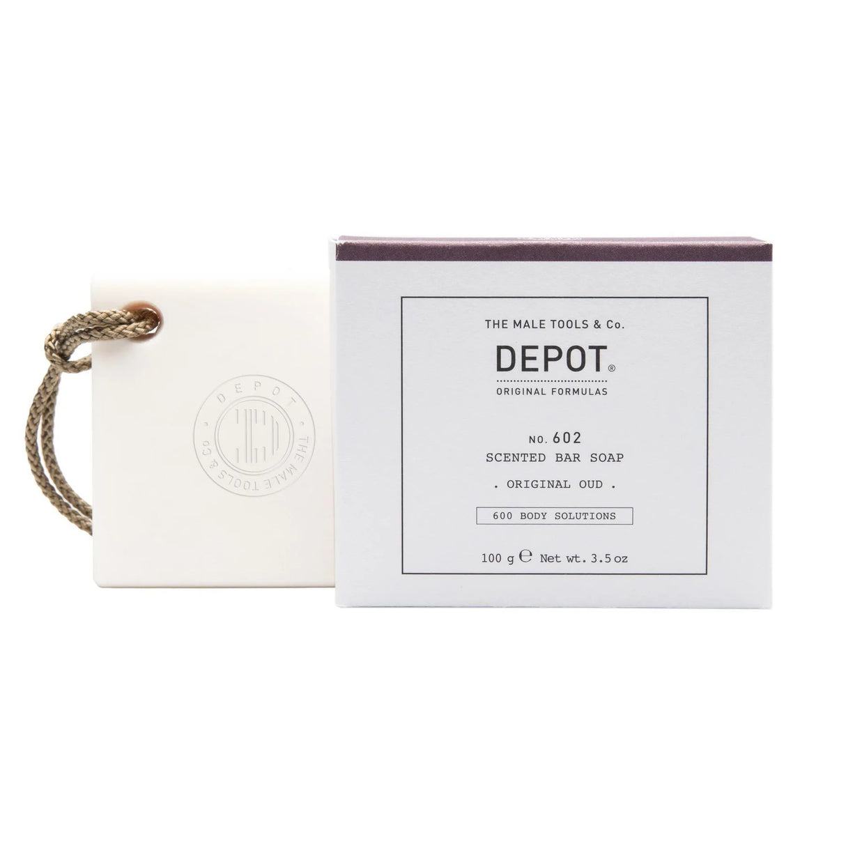 Depot, 600 Body Solutions No. 602, Botanical Complex, Cleansing, Original Oud, Scented Soap Bar , 100 g - Feel You