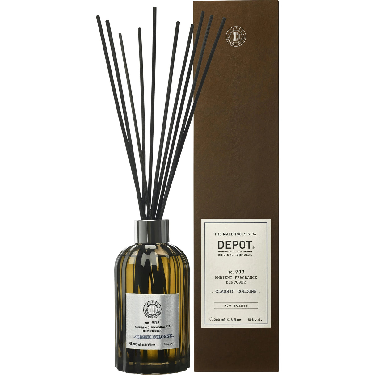Depot, 900 Scents No. 903, Stick, Classic Cologne, Aroma Reed Diffuser, 200 ml - Feel You