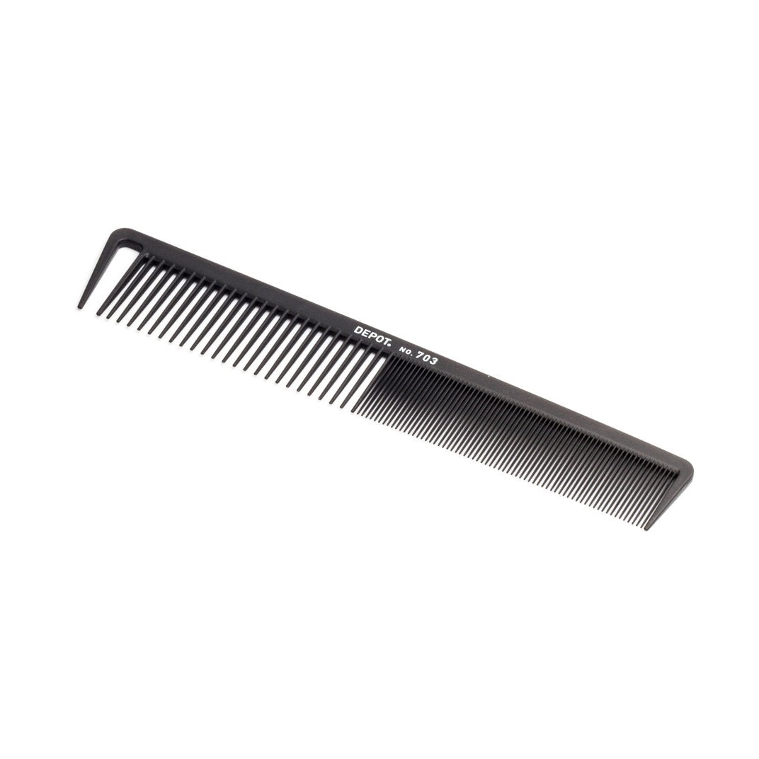 Depot, Accessories No. 703 Carbon, Hair Plastic Comb, Black - Feel You