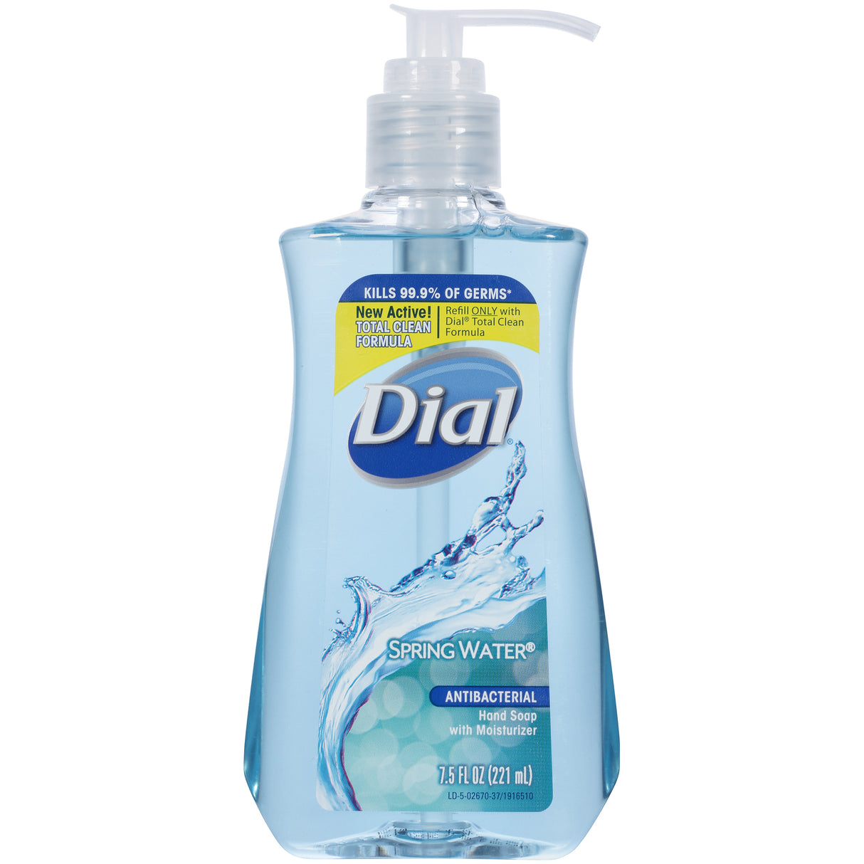 Dial, Antibacterial, Spring Water, Liquid Soap, For Hands, 221 ml - Feel You