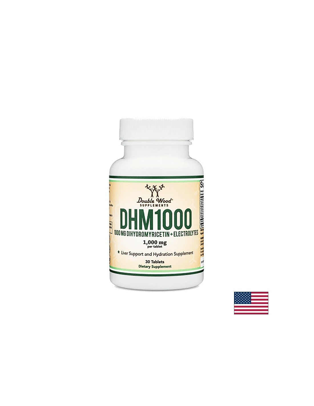Dihydromyricetin + Electrolytes/ Дихидромирицетин + eлектролити, 30 таблетки Double Wood - Feel You