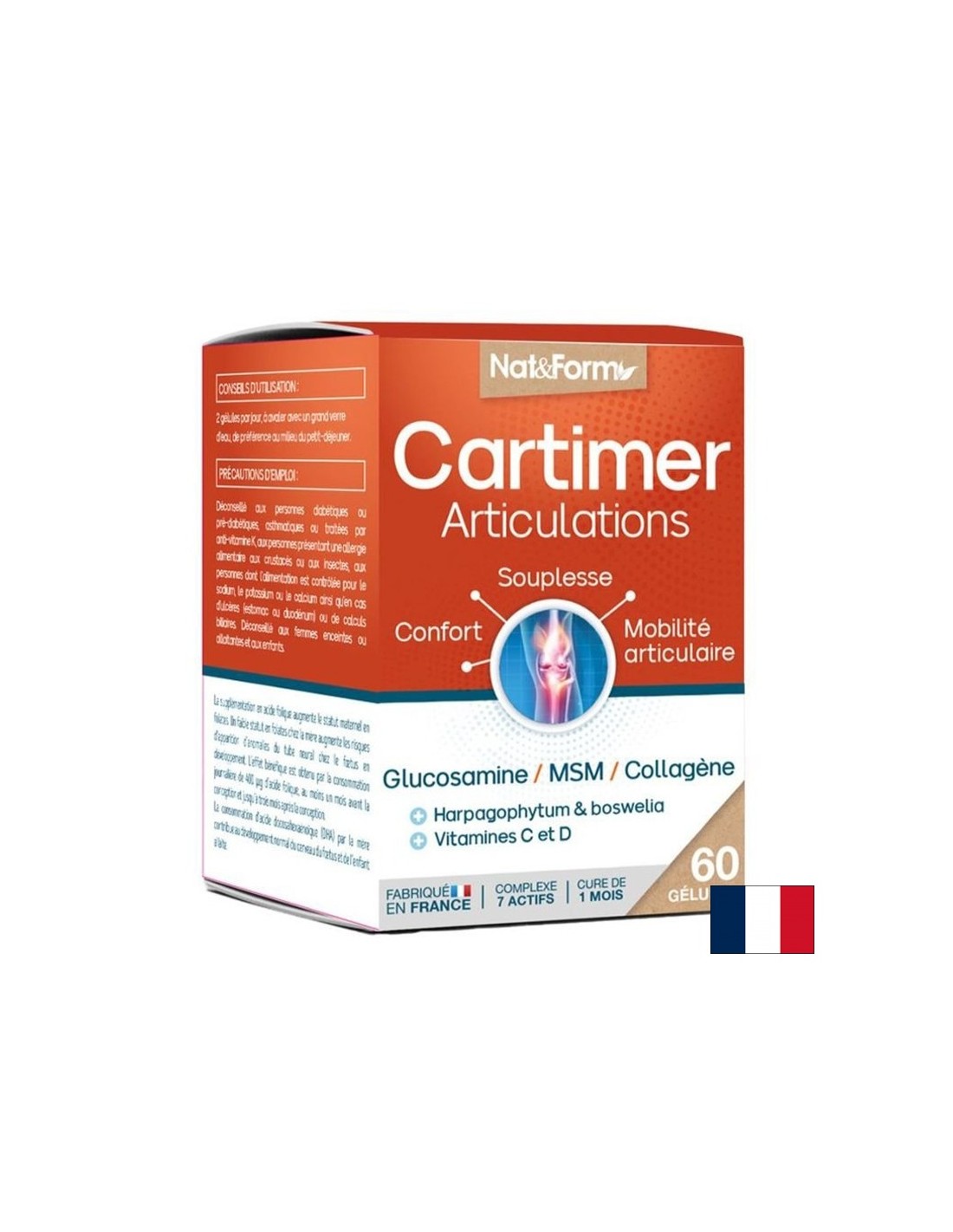 Комплекс за стави и кости - Div Cartimer, 60 капсули - Feel You