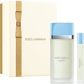 Dolce Gabbana - Light Blue Eau de Toilette New Gift Set EDT 100 ml and miniature EDT 10 ml - 100ml - Feel You