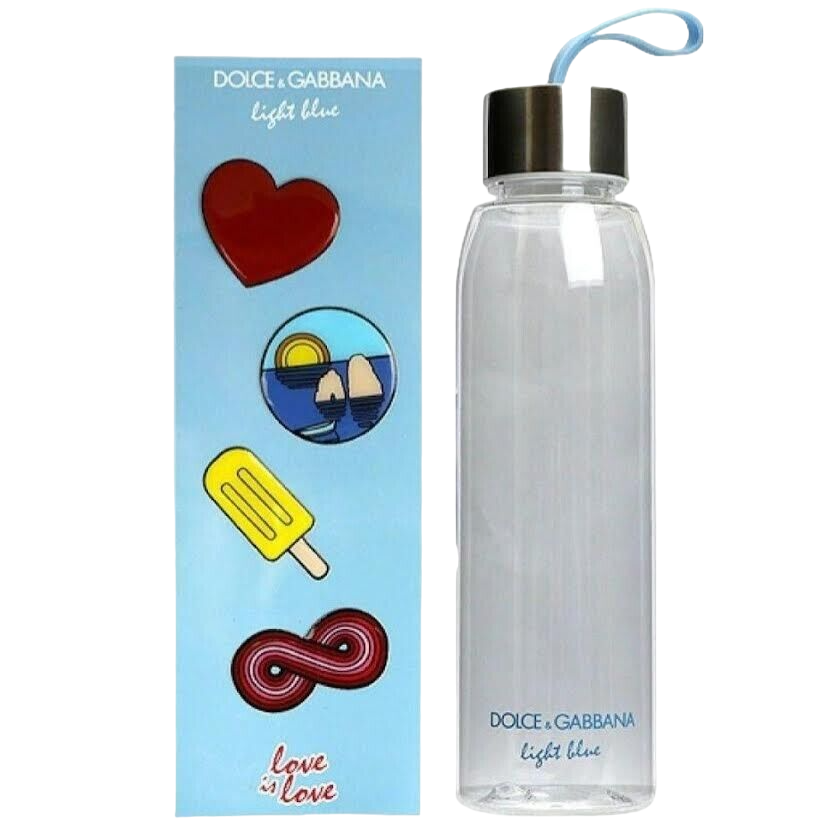 Dolce & Gabbana, Light Blue Love Is Love GWP Glass Water Bottle - Feel You