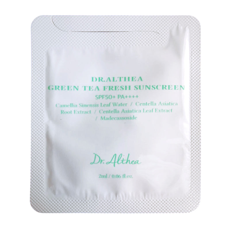 Dr.Althea Pro Lab SAMPLE Green Tea Fresh Sunscreen 2 ml - Feel You