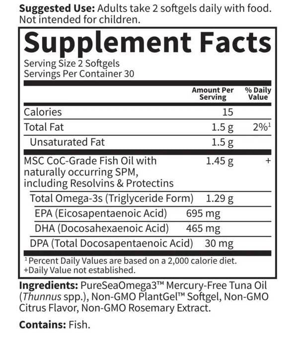 Dr. Formulated Advanced Omega - 60 Гел капсули - Feel You