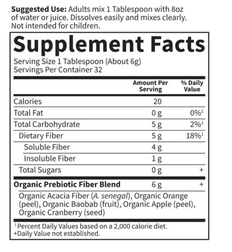 Dr. Formulated Organic Fiber - 192 грама - Feel You