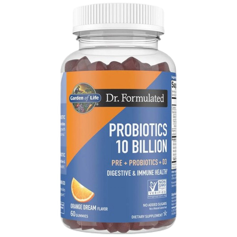 Dr. Formulated Probiotics 10 Billion - 60 желирани бонбони - Feel You
