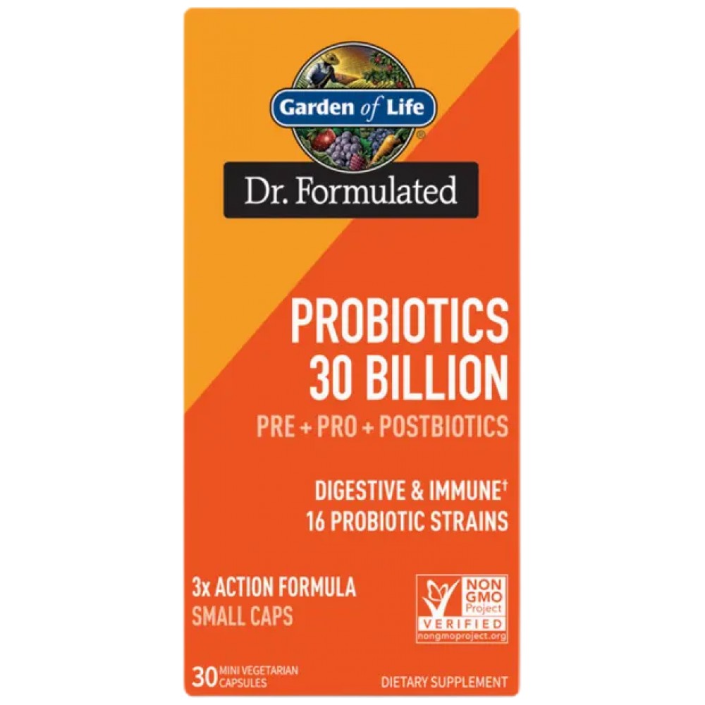 Dr. Formulated Probiotics 30 Billion - 30 капсули - Feel You