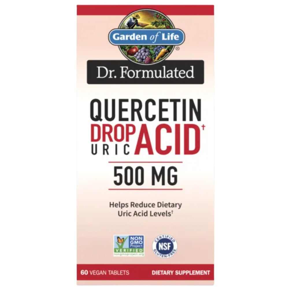 Dr. Formulated Quercetin Drop Uric Acid - 60 Таблетки - Feel You
