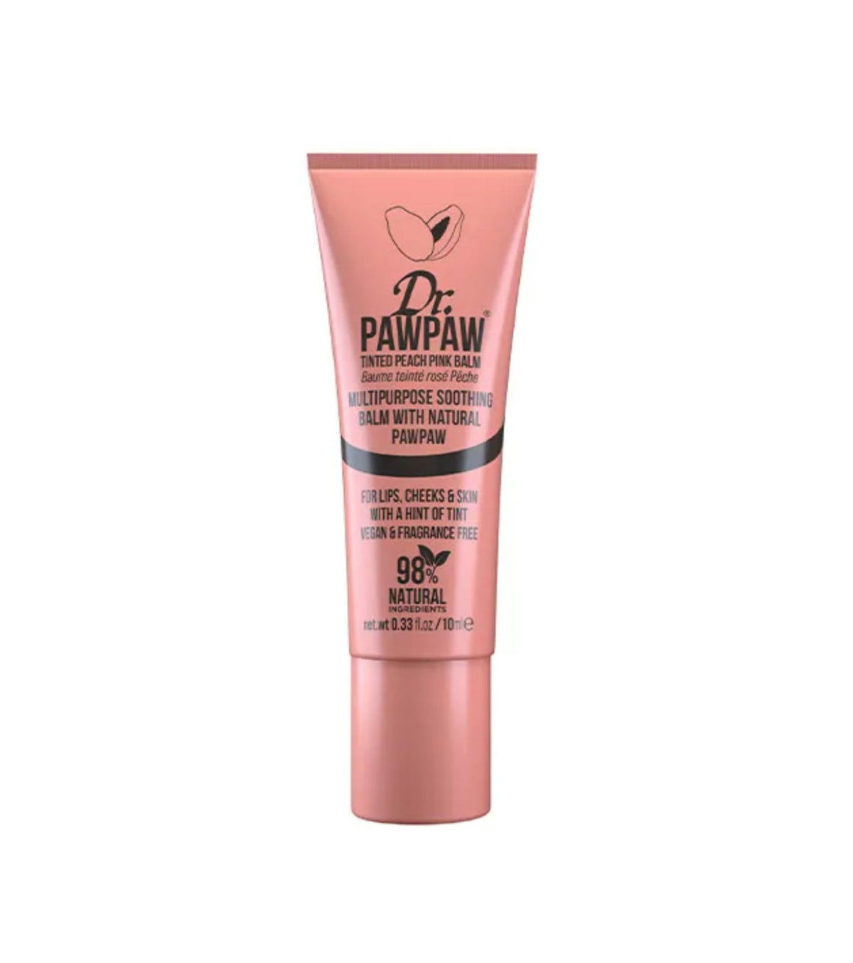 Dr. PawPaw, Multipurpose, Lip & Cheek Balm 2-In-1, Pink Peach, 10 ml - Feel You