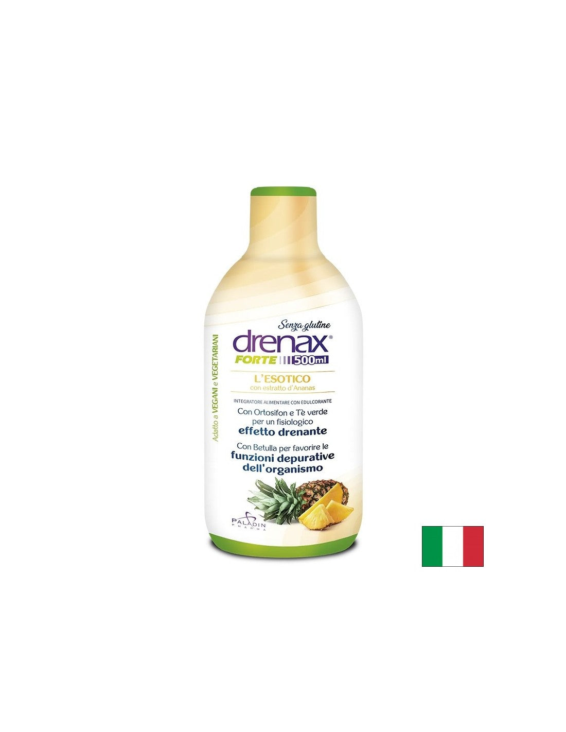 Формула срещу задръжка на течности с ананас - Дренакс - Drenax® Forte, 500 ml, 16 дози - Feel You