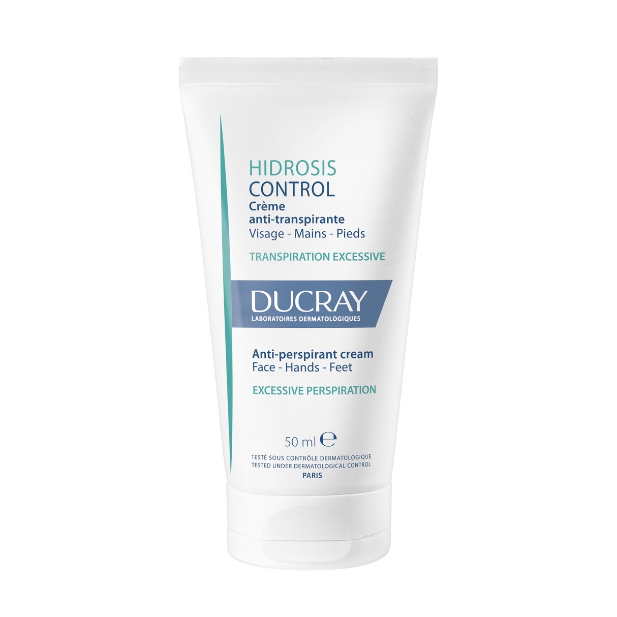 Ducray, Hidrosis Control, Anti-Perspirant, Cream, For Face & Hands, 50 ml - Feel You