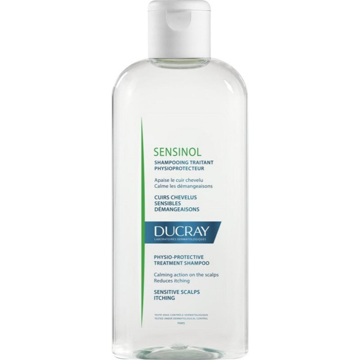 Ducray, Sensinol, Hypoallergenic, Hair Treatment Shampoo, Calming, For Sensitive Scalps, 200 ml - Feel You