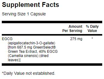 EGCG Super-Strength Green Tea 60 капсули - Feel You