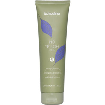 Echosline - No Yellow Mask - Neutralizující maska pro platinově blond a šedivé vlasy - 300ml - Feel You