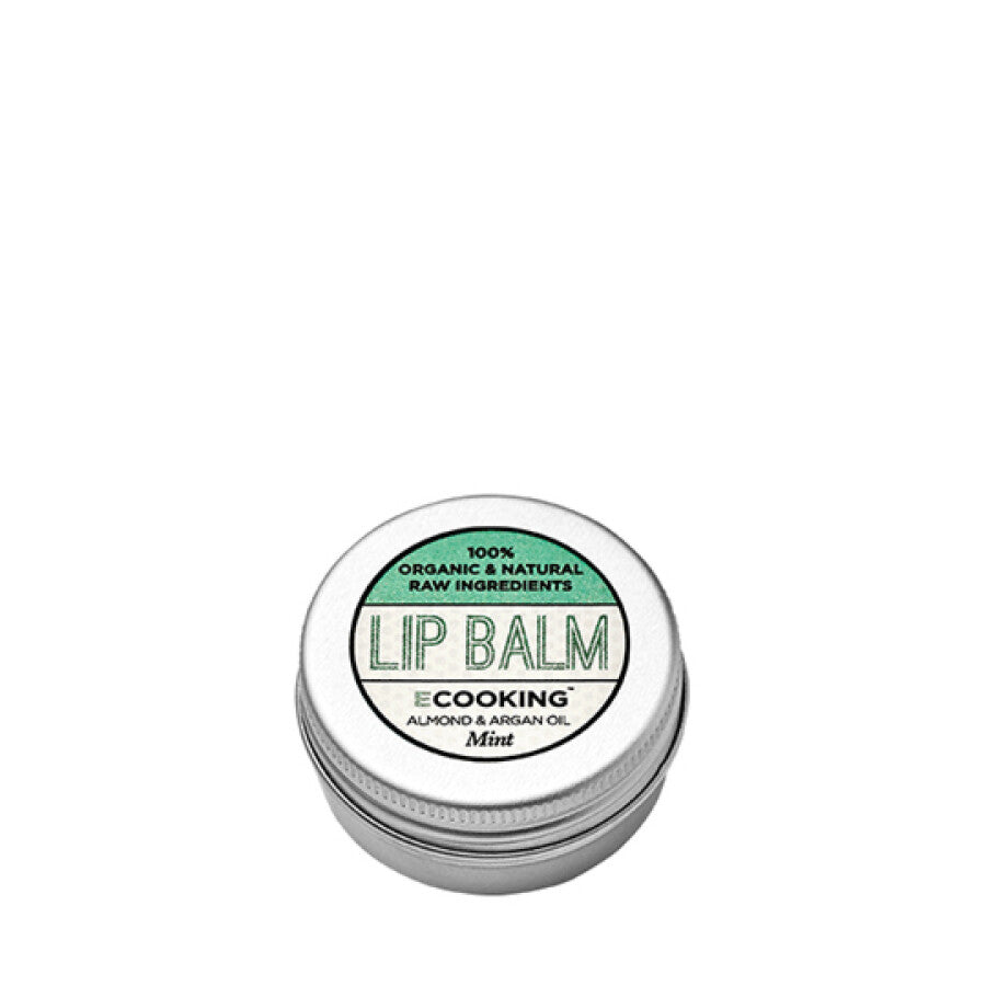 Ecooking, Ecooking, Organic Argan Oil, Hydrating, Lip Balm, Mint, 15 ml - Feel You