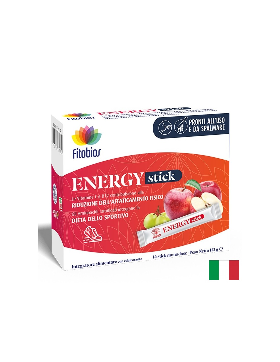 Energy - Левцин 200 mg + Витамин C 80 mg + Карнитин – Енергия и тонус, 14 сашета - Feel You