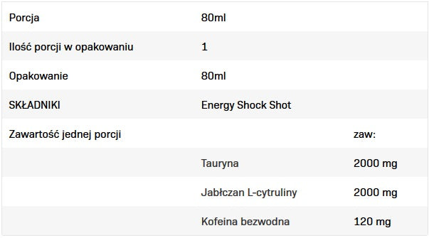 Energy Shock Box / 12 x 80 ml - Feel You
