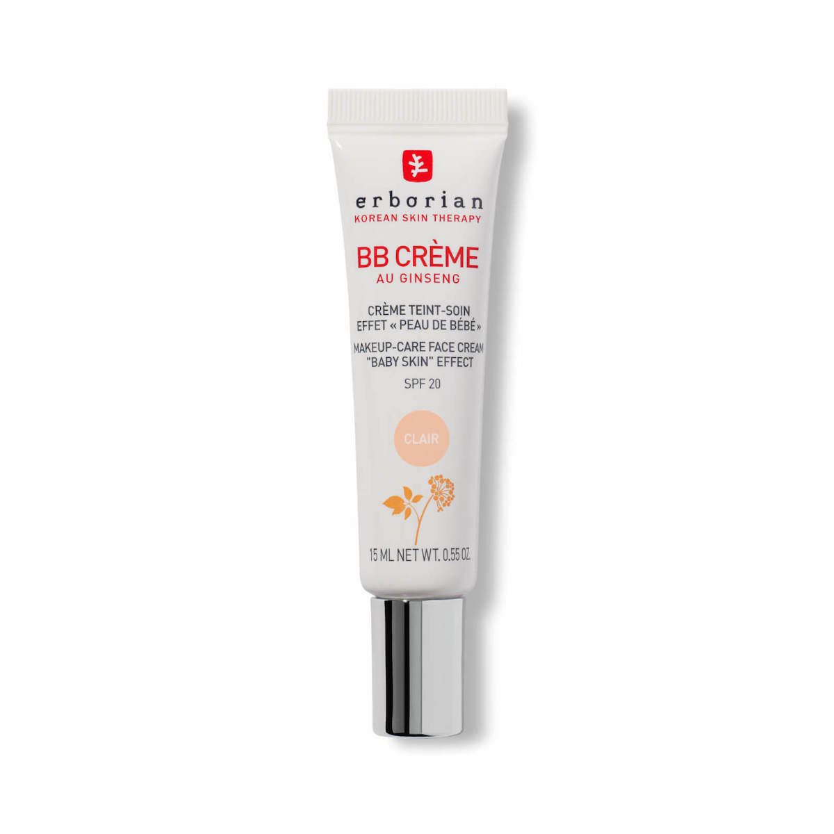 Erborian, B.B Cream, Ginseng, Moisturizing, BB Cream, 02, Clair, SPF 20, 15 ml - Feel You