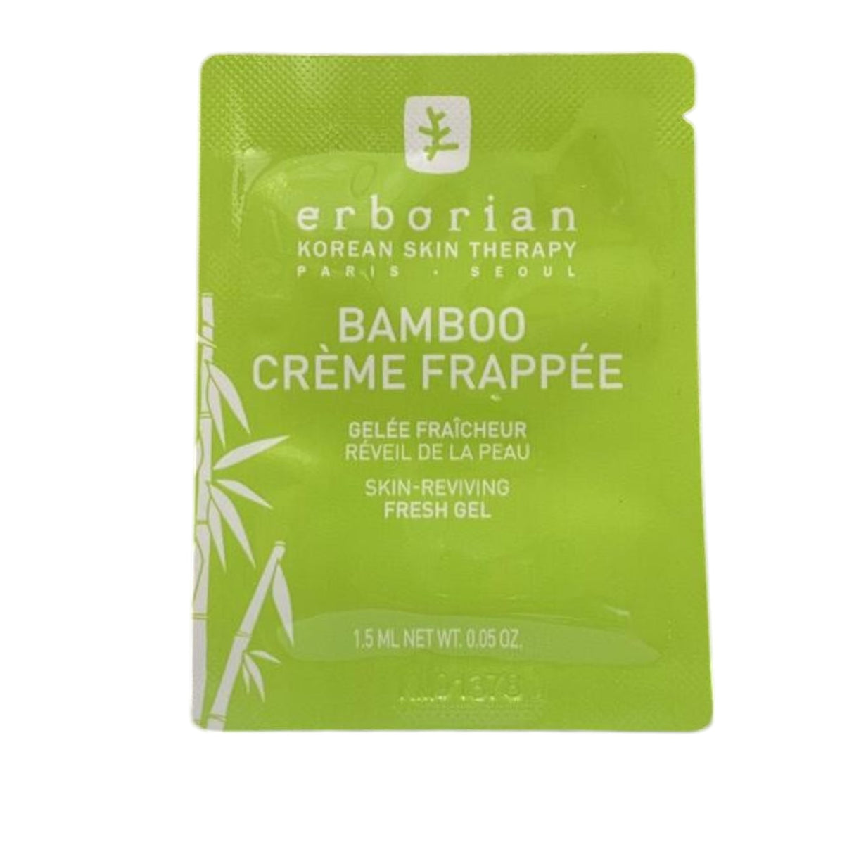 Erborian, Bamboo Creme Frappee, Hydrating, Gel, For Face, 1.5 ml *Sample - Feel You