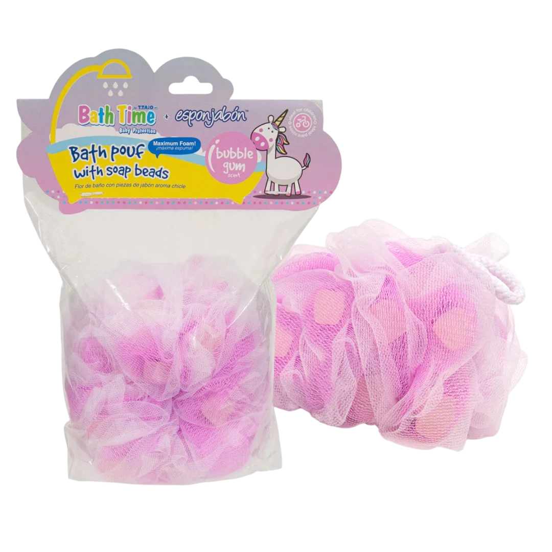 Esponjabon, Bubble Gum, Cleansing & Exfoliating, Gourmand, Soap & Sponge 2-In-1, Body - Feel You