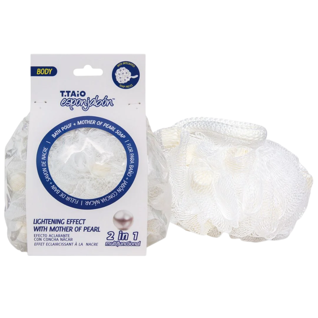 Esponjabon, Mother Of Pearl, Lightening, Soap & Sponge 2-In-1 - Feel You