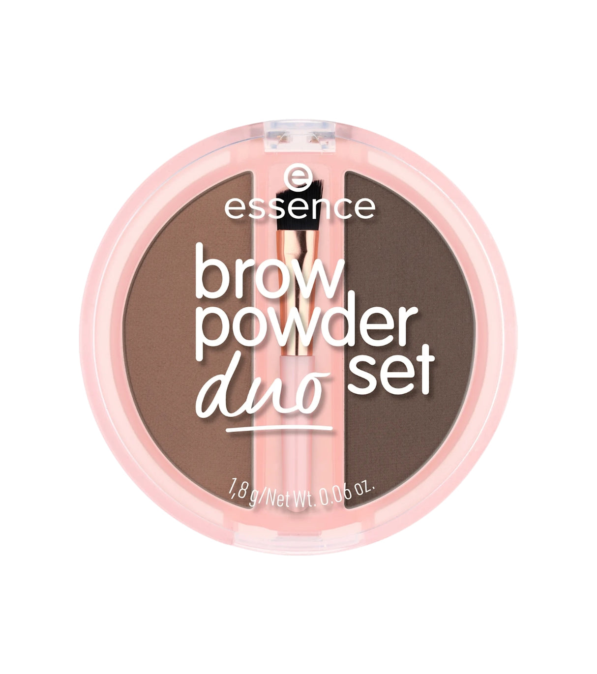 Essence, Duo Set, Matte, Eyebrow Powder, 02, Medium, 1.8 g - Feel You