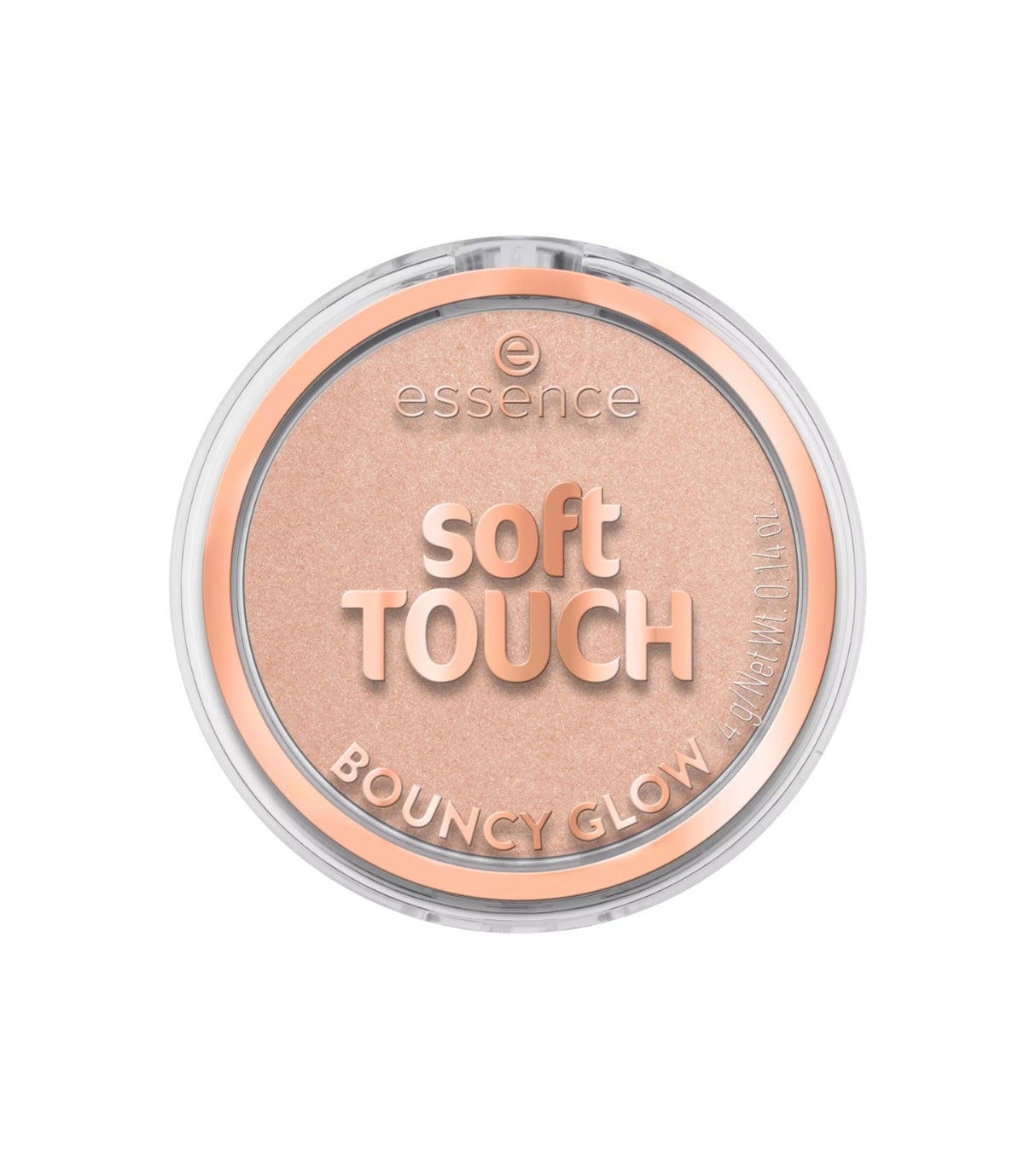 Essence, Soft Touch Bouncy Glow, Illuminating, Blush Highlighter Compact, 20, Glazed Dew, 4 g - Feel You