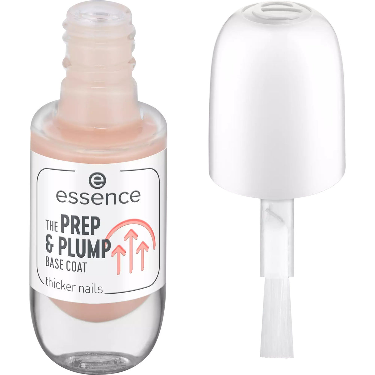 Essence, The Prep & Plump, Top Coat, Nail Polish, 8 ml - Feel You